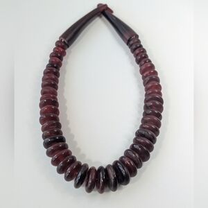 Catherine Noll Red Horn Necklace - Vintage
